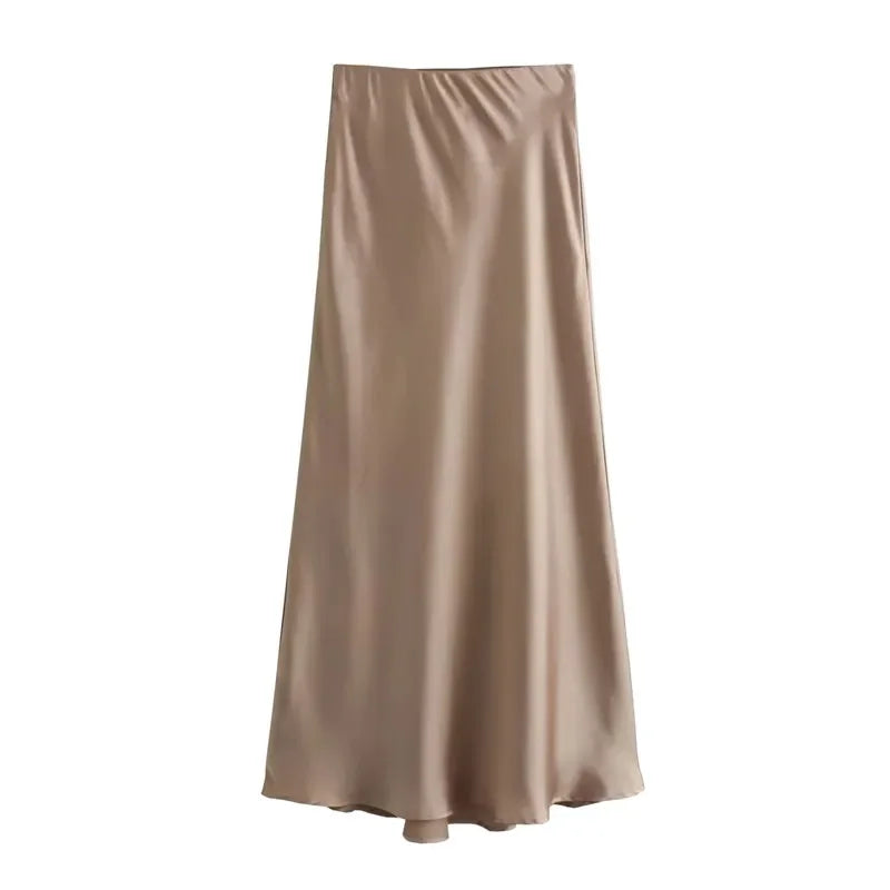 Ladies Satin Skirt